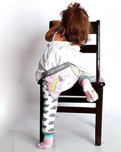 ZOOCCHINI Grip+Easy Comfort Crawler Legging & Socks Set (12-18 Months, Sherman The Shark) in Kuwait