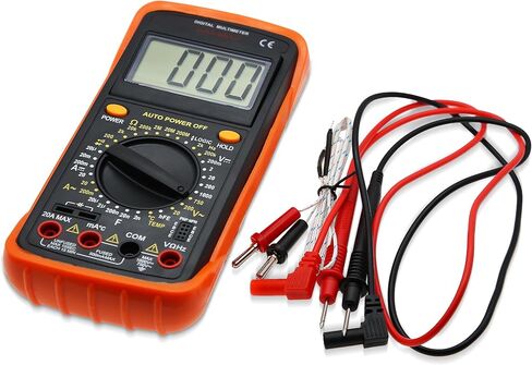 مقياس رقمي متعدد التيار المتناوب/تيار مستمر أمبير أوم مقاومة الجهد الاستمرارية السعة ديود HFE اختبار درجة الحرارة AMT32 in Kuwait