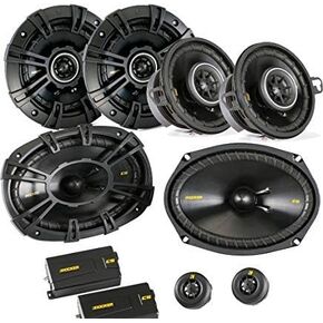 Kicker for Dodge Ram Truck 02-11 Speaker Bundle- CS 6x9 3-Way Component Speakers, CS 5.25" Speakers, & CS 3.5" Speakers