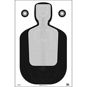 Action Target F-TQ15ANT-A Vital Anatomy/TQ-19 Scoring Target 100 Per Case, F-TQ19ANT-AV2