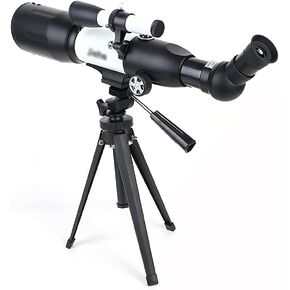 Telescope 50mm Aperture and 350mm Focal Length Stable Tripod and HD View Astronomical Telescope with Finder Scope Handheld Telescope