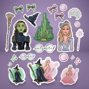 Wicked Stickers – 23-Piece Waterproof Vinyl Decal Pack with Iconic Characters & Magic-Inspired Designs, Broadway Fan Gift for Laptops, Water Bottles, Scrapbooks & More