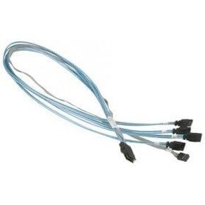 Supermicro CBL-0237L-01 70cm Mini-SAS (SFF-8087) to 4X SATA Internal Cable