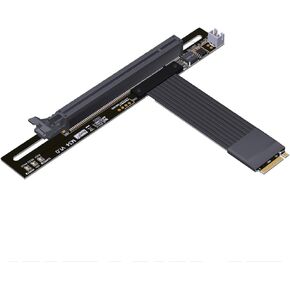 KMT M.2 NGFF NVME مفتاح MOPATION MO PCI-E 4.0 X16 تمديد كابل 64G/BPS PCIE4.0 X4 GEN4 لبطاقة الرسومات (M41-M34/25CM)