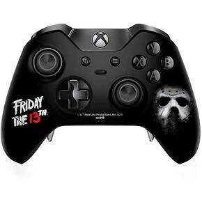 Skinit Decal Gaming Skin Compatible with Xbox One Elite Controller - Officially Licensed Warner Bros Jason Voorhees Design