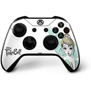 Skinit Decal Gaming Skin Compatible with Xbox One X Controller - Officially Licensed Disney Tinker Bell Watercolor Fairy Design