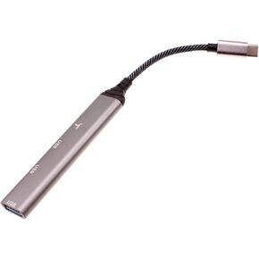USB-C Adapter 4-in-1 Hub PD Type-C Charger Port Compatible with Amazon Fire HD 10 Kids (13th Gen 2023)/Fire Max 11 (13th Gen 2023), USB Splitter