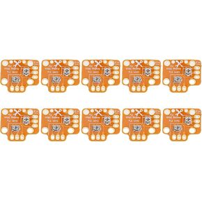 10Pcs Drift Repair Board, Gamepad Joystick 3D Analog Stick Drift Fix Mod, Controller Analog Stick Drift Repair Tools Fit Replacement of Broken Controller Components for PS4 for PS5(Gold)
