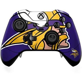 Skinit Skinit Gaming Gaming Continciped مع وحدة تحكم Xbox One Elite - تصميم شعار NFL Minnesota المرخص رسميًا