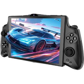 Android Gaming Tablet with 8GB RAM 256GB ROM 2.4GHz Octa Core USB HDMI WiFi Joystick, Android Handheld Game Console for Online Retro Video 3D Game with 8" 2K FHD Display for Adult Kids Gamer