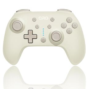 QRD Junior E5 Wireless Controller, Portable Controller for Switch Lite OLED Pro PC Windows Mac iOS Andoird (Switch Controller Blue)