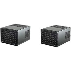 Silverstone Computer Case with Mesh Front Panel,Black (SG13B) - Pack of 2