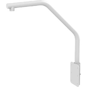 DS-1660ZJ Parapet Wall Mount Bracket for Hikvision System, Weather Proof, Aluminum Alloy & Steel, White