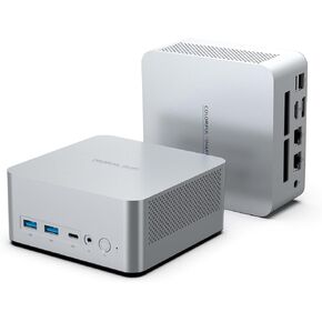 Mini Desktop Computer,Mini Gaming PC with 12th Gen Alder Lake N100, (Up to 3.4GHz), 16GB DDR4 512GB SSD, Support 4K Triple Display/USB3.2/HDMI/WiFi/BT/Type-C,For Home Office, Gaming & Streaming