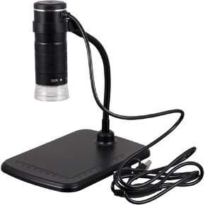 Homoyoyo One USB Digital Microscope High Definition Magnifier with LED Lights Portable Design for Phone and Use for Soldering and Coin