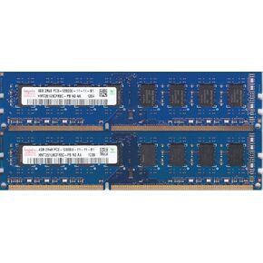 2x4GB (8GB Total) HYNIX HMT451U6AFR8C-PB 4GB PC3-12800U Desktop Memory