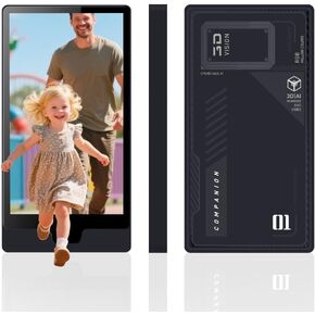 3D Spatial Display Family/Pet Photo Frame Home Decor 5.7''Screen Headset/Glasses-Free One-Click 2D Image to 3D Holographic Monitor Gift Celebrities/Anime/Game Character (C1 with Docking Station)