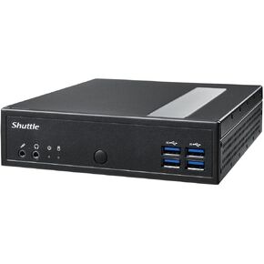 Shuttle XPC DL30N Fanless Slim/Mini PC, Intel N100 Quad Core 3.4Ghz CPU, 16GB RAM + 1TB SSD, Triple Display, Dual 2.5Gb LAN, WiFi+BT, Win 11 Pro (16GB RAM + 1TB SSD)