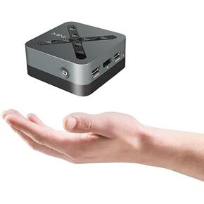 MINIX N97 Mini PC, 12th Gen Intel N97 (up to 3.60GHz) 12GB LPDDR5X 512GB SSD Dual LAN Micro Desktop Computer, 4K Triply display/2x HDMI/DP, Small PC Computers for Business School Office