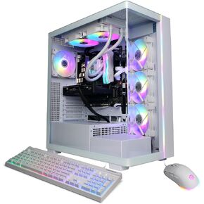 CyberPowerPC Gamer Supreme Gaming PC, Intel Core Ultra 7 265F 2.4GHz, GeForce RTX 5060 Ti 8GB, 32GB DDR5, 2TB PCIe 4.0 SSD, WiFi Ready & Windows 11 Home (GXiVR8400A19)