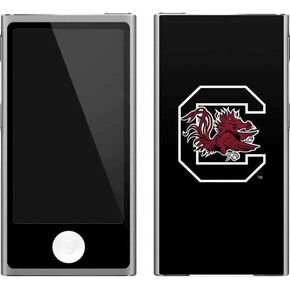 Skinit Decal MP3 Player Skin Compatible with iPod Nano (7th Gen&2012) - Officially Licensed College South Carolina Gamecocks Logo Black Design
