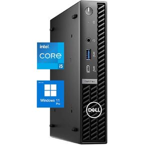 Dell Optiplex 7020 Micro Form Factor Desktop Computer Intel Core I5-14500T Processor, 14 Core, 20 Threads, up to 4.8 GHz, 16GB RAM 512GB SSD, RJ-45 Ethernet, HDMI, WIFI6, Bluetooth, Windows 11 Pro