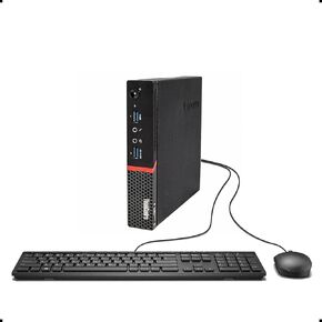 Lenovo ThinkCentre M700 Tiny Desktop PC Computer, 6th Gen Intel Quad Core i3-6th 3.2GHz, 16GB DDR4 RAM, 256G SSD, WiFi, Bluetooth, Mini PC Windows 10 Pro (Renewed)