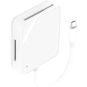 Multi-Slot Type-C USB-C Memory Card Reader Smart Media M2 SD SM XD 4-in-1 Adapter Hub Accessory