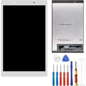 استبدال شاشة LCD متوافق مع Lenovo Tab 4 8 "TB-8504F TB-8504X LCD Touch Screen Digitizer كامل التجميع الأبيض