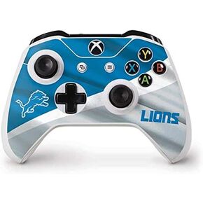 Skinit Decal Gaming Skin Compatible with Xbox One S Controller - Officially Licensed NFL Detroit Lions Design