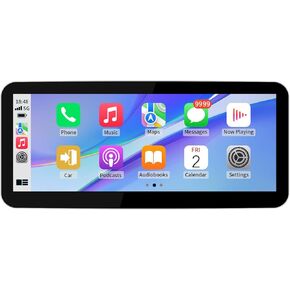 Wireless CarPlay/Android Auto 10.25/12.3 Inch Touchscreen for Mercedes Benz C GLC Class W205 (2015-2018) with NTG5.0 System, Car Radio Receiver, Multimedia, Bluetooth, Car Stereo (10.25inch)