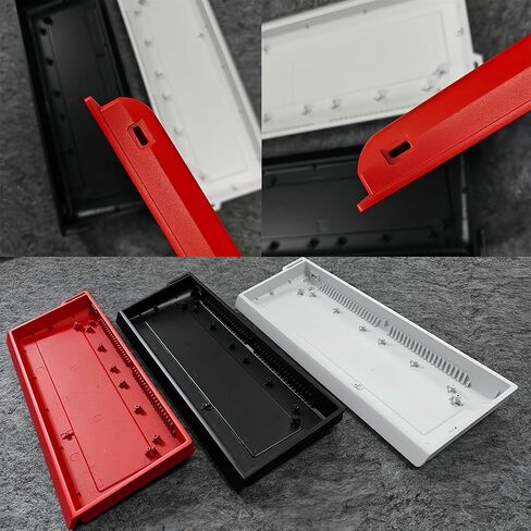 H60 Aluminum Keyboard Case,60% Customized Mechanical Gaming Keyboard Housing Compatible with Woot60HE/MADLIONS MAD 60 HE 61Keys Compact Barebones Keyboards DIY (White) in Saudi Arabia