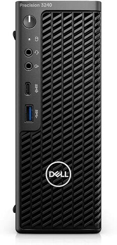 Dell Precision 3240 Workstation Desktop | Core i7-10700 - 256GB SSD Hard Drive - 32GB RAM | 8 cores @ 4.8 GHz Win 10 Pro Black (Renewed) in Saudi Arabia