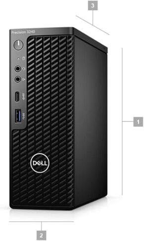 Dell Precision 3240 Workstation Desktop | Core i7-10700 - 256GB SSD Hard Drive - 32GB RAM | 8 cores @ 4.8 GHz Win 10 Pro Black (Renewed) in Saudi Arabia