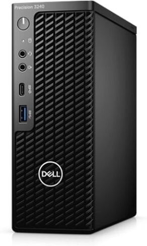 Dell Precision 3240 Workstation Desktop | Core i7-10700 - 256GB SSD Hard Drive - 32GB RAM | 8 cores @ 4.8 GHz Win 10 Pro Black (Renewed) in Saudi Arabia