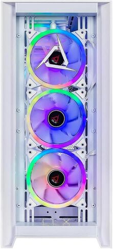 CLX Set Gaming PC - AMD RYZEN 9 9900X 4.4GHz ، GEFORCE RTX 5070 TI ، 2TB NVME M.2 SSD ، 32GB DDR5 RGB MEMORY ، 360 مم AIO ، WIFI ، Windows 11 Home ، White ، White in Kuwait