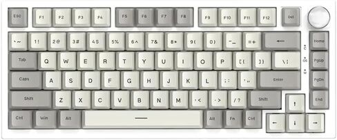 Customizable Mechanical Keyboard with K85 Magnetic Switch RGB Hot-swappable Design Metal Knobs Compatible with FPS Compatibility(Blueberry) in Saudi Arabia