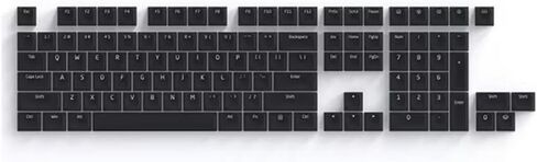 nogi profile abs keycaps white black pep peri enbatible مع gh60 poker 87 tkl 104 ANSI XD64 BM60 in Saudi Arabia