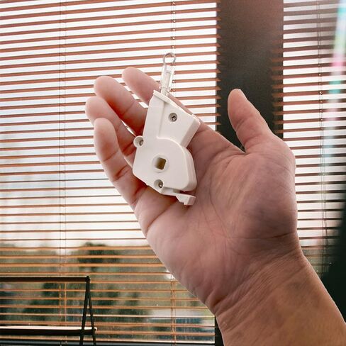 أجهزة أقمشة مذهلة رفيعة المستوى 2 بوصة عصا بلاستيكية للستائر الأفقية 2ct - متوافقة مع قضيب مربع، آلية تحكم متينة in Kuwait