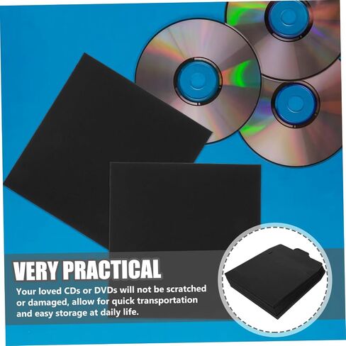 الأكمام CD Paper Deallily 20pcs لحاملي أوراق تخزين DVD لسهولة الوصول والنقل للمنزل والسينما استخدام in Kuwait