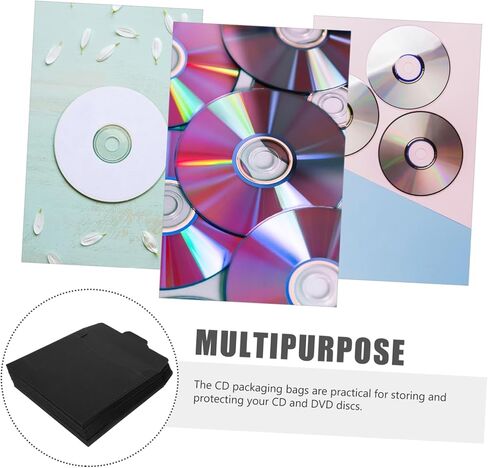 الأكمام CD Paper Deallily 20pcs لحاملي أوراق تخزين DVD لسهولة الوصول والنقل للمنزل والسينما استخدام in Kuwait