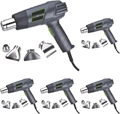 Genesis Heat Gun with Dual Temp 572F/1000F and Accessory Nozzles in Saudi Arabia