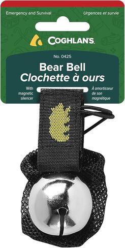 Coghlan's Magnetic Bear Bell with Silencer - Hiking Safety Gear for Wildlife Alert in Saudi Arabia