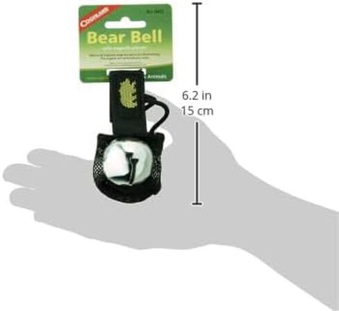 Coghlan's Magnetic Bear Bell with Silencer - Hiking Safety Gear for Wildlife Alert in Saudi Arabia