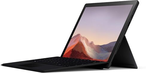 Microsoft Surface Pro 7 – 12.3" Touch-Screen - 10th Gen Intel Core i5 - 8GB Memory - 128GB SSD – Platinum with Black Type Cover in Kuwait