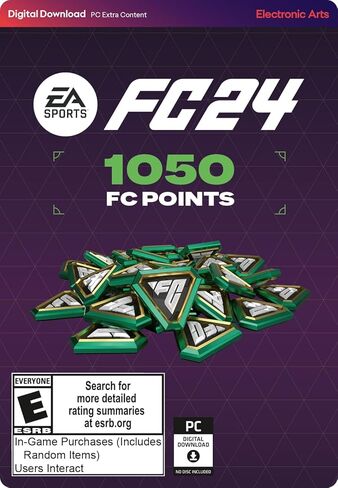 EA Sports FC 24 - 5900 نقطة - الكمبيوتر الشخصي [رمز اللعبة عبر الإنترنت] in Saudi Arabia