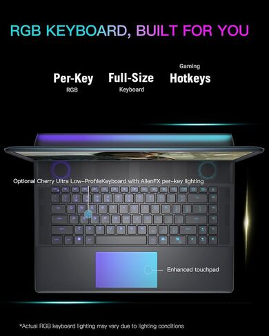 Alienware 18 Area 51 Gaming Laptop, NVIDIA RTX 5080, Intel Ultra 9 275HX Up to 5.4GHz, 18" WQXGA 300Hz, Win11 Pro, Office License, Backlit KB, External DVD Drive, 4K Camera, WiFi 7, 64GB DDR5, 8TB SSD in Saudi Arabia