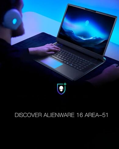 Alienware 18 Area 51 Gaming Laptop, NVIDIA RTX 5080, Intel Ultra 9 275HX Up to 5.4GHz, 18" WQXGA 300Hz, Win11 Pro, Office License, Backlit KB, External DVD Drive, 4K Camera, WiFi 7, 64GB DDR5, 8TB SSD in Saudi Arabia