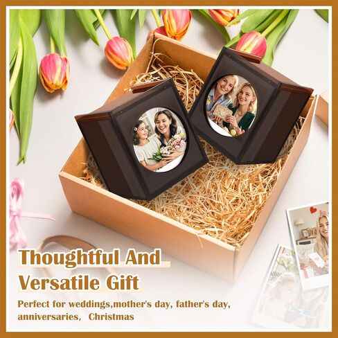 Acrylic Polaroid Picture Frame and Photo Storage Box With magnetic sliding cover for Instax Mini Polaroid Film, 2x3 Instax Frame, Rustic Wedding Guest Book Alternative for Reception ( White, 1Pack ) in Saudi Arabia