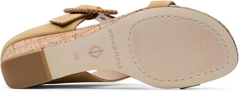 Donald Pliner Women's Casual Low Wedge Sandal, Denim, 9 in Saudi Arabia